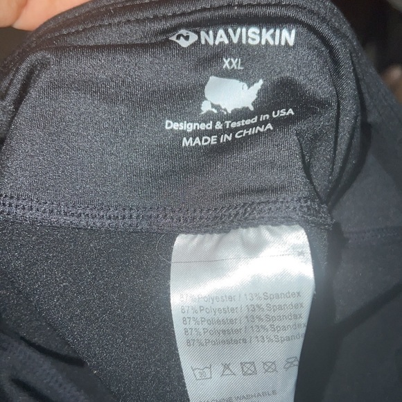 XXL Naviskin Fleece Lined Yoga Leggings Black NWOT - Picture 4 of 6
